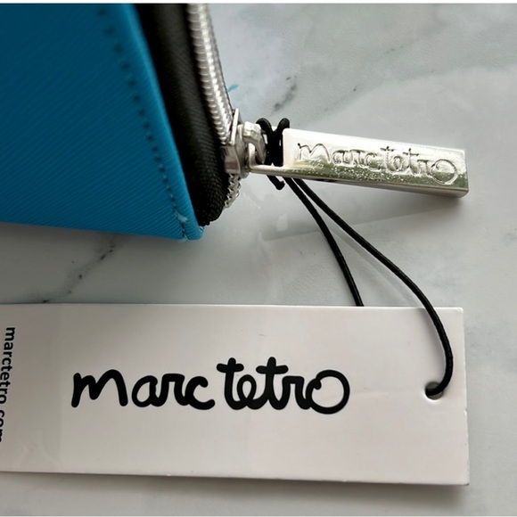 🦋🔥NWT BUNDLE MARC TETRO COSMETIC BAG & WALLET - Picture 10 of 12